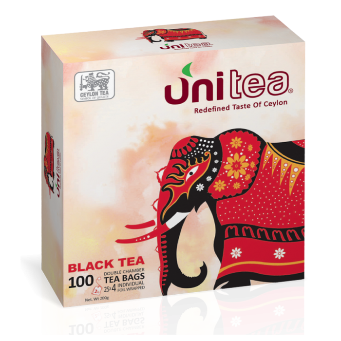 Unitea ЧЕРНЫЙ ЧАЙ 100 пакетов