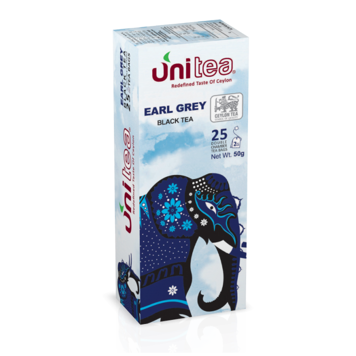 Unitea Черный чай ЭРЛ ГРЕЙ 25пак