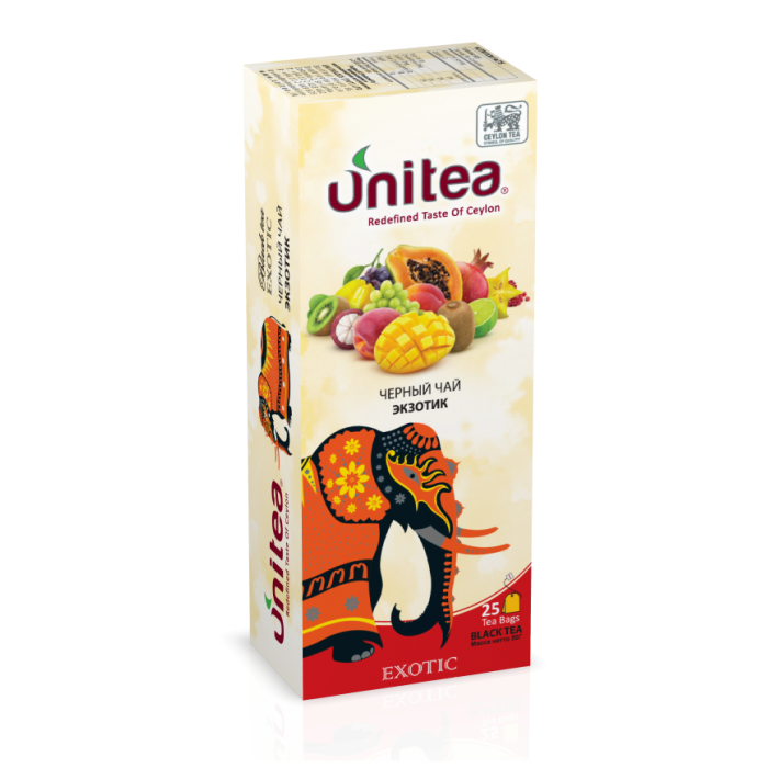 Unitea Черный чай ЭКЗОТИК 25пак