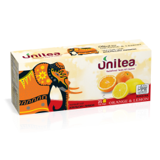 Unitea Черный чай АПЕЛЬСИН ЛИМОН  25пак