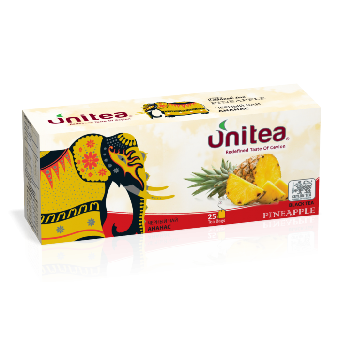 Unitea Черный чай АНАНАС 25пак