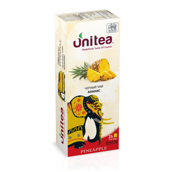 Unitea Черный чай АНАНАС 25пак