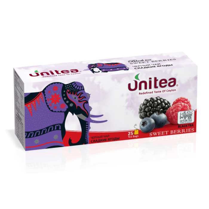Unitea Черный чай СЛАДКИЕ ЯГОДЫ 25пак