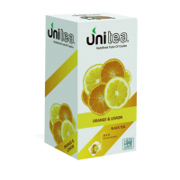 Unitea Черный чай Лимон Апельсин 25саше