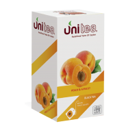 Unitea Черный чай Персик Абрикос 25саше